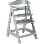 Roba Hochstuhl "Treppenhochstuhl Sit Up Click & Fun, taupe", Kinder, Gr. B/H/T: 45cm x 80cm x 54cm, grau (taupe), Stühle Hochstuhl, aus Holz
