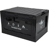 Northix Faltbare Campingbox mit Deckel, 50L, 2-in-1