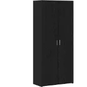 Syfax Highboard Schwarz Eichen-Optik 80 x 42 x 185 cm