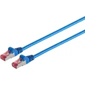 S-Conn Patchkabel cat6A S/FTP PIMF Halogenfrei blau 15m