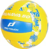 PRO TOUCH Volleyball "BEACH-VOLLEYB. IPANAYA 50" Gr. 5, gelb (gelb, blau, weiß), Bälle, Kinder, 5, Volleyball, für Babys, Kinder und Jugendliche, mit modischem Beachprint