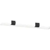 Duravit Sivida Ablage, Halterung Diamantschwarz Matt, 1200x115x35mm, SV74340BD220000, Farbe: Weiß Hochglanz