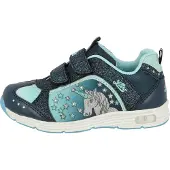 Lico Sneaker Low UNICORN V BLINKY Blau, Color:blau, 298-205: Groessengang 7:32