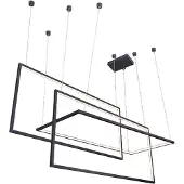 Azzardo Metric LED Leuchte dimmbar Schwarz 3000K 120x38x150 cm