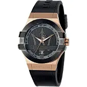 Maserati Potenza Herrenuhr Quarz 42mm Schwarz
