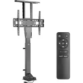 Maclean Brackets Elektrisch höhenverstellbare TV Halterung zum Einbau 37-65" Fehrseher Lift mit Fernbedienung max 50kg max VESA 600x400
