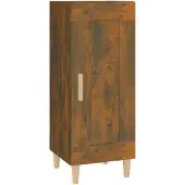 Syfax Sideboard Räuchereiche 34,5x34x90 cm Holzwerkstoff