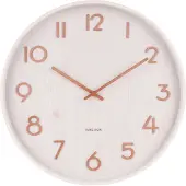 Karlsson Wanduhr Pure Weiß (40cm)