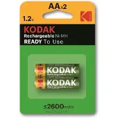 Kodak Aaa 1000mah Ni-mh Wiederaufladbare Batterie 2 Einheiten Grün Grün One Size