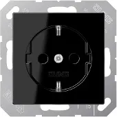 JUNG SCHUKO-Steckdose A 1520 BF SW schwarz