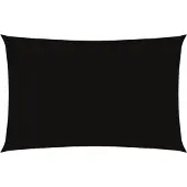 Syfax Sonnensegel Oxford-Gewebe Rechteckig 5x8 m Schwarz