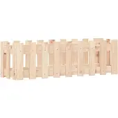 Syfax Hochbeet Lattenzaun-Design 100x30x30 cm Massivholz Kiefer