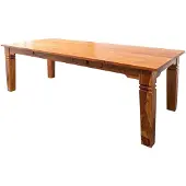 MASSIVMOEBEL24.DE MASSIVMOEBEL24 Esstisch Akazie 200x100x76 honig lackiert OXFORD #0606