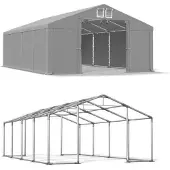 Das Company 6x8 Graues Magazin Zelt WINTER MSD