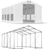 Das Company 5x8 Weiße Partei Zelt WINTER PLUS ISD