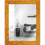 MendeFrames Wandspiegel aus hellem Wurzelholz 30x60 cm - H14E