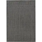 Ayyildiz Hali Outdoor Teppich GIZA Schwarz 120 x 120 cm Rund