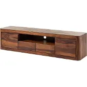 MASSIVMOEBEL24.DE TV-Board Sheesham 200x45x50 walnuss gewachst TORONTO #251