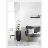 MendeFrames Wandspiegel Massivholz 18x24 cm weiß H080