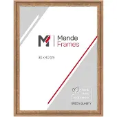 MendeFrames H025, Wandspiegel aus Holz, 15x15 cm, Eiche