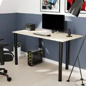 AKKE Ahorn Schreibtisch mit schwarze beine LxBxH: 90x60x74 cm