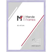 MendeFrames H080, Holzrahmen, violett, 15x15 cm, mit Antireflexbeschichtung