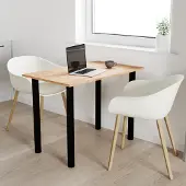 AKKE Gold Craft Tisch mit schwarze beine LxBxH: 65x65x74 cm