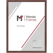 MendeFrames Holzrahmen Nussbaum 30x40 cm Braun H007