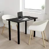 AKKE Schwarz Tisch mit schwarze beine LxBxH: 70x40x74 cm