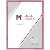MendeFrames Holzrahmen Museumsglas 10x15 cm Rot H080