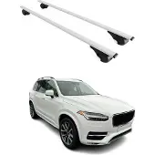 Omtec Dachquerträger für Volvo XC90, Baujahre 2015-2020, Farbe: Silber