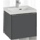 Villeroy & Boch Subway 3.0 Waschbeckenunterschrank, 1 Auszug, 473x429x408mm, C58002AF, Farbe: Front/Korpus: Soft Green, Griff: Soft Green