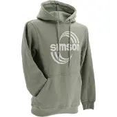 MZA Meyer-Zweiradtechnik Hoodie "SIMSON Cross" mit Känguru-Tasche - Salbei, Größe: M