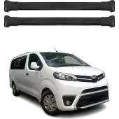 Omtec Dachquerträger für Toyota Proace, Baujahre 2016-2024, aus Aluminium, schwarz