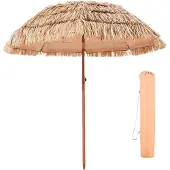 SucceBuy Strohschirm Sonnenschirm Hawaii Stil Strand- und Gartenschirm
