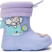 Permani Kinder Gummistiefel Schaum Jungen Mädchen Erwärmen Gartenschuhe Missi Lila Gr.27