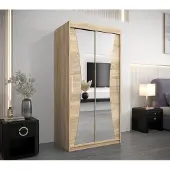 Minio Kleiderschränk 100 cm MONACO Sonoma Eiche
