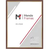 MendeFrames Holzrahmen Nussbaum Gold 42x59,4 cm H007