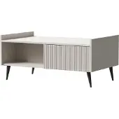 AX Living Couch Tisch Acaddo – 100 cm Breite, Modern in Kaschmir
