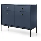AX Living Kommode mit Schubladen Domiti MKS104 104 cm Dunkelblau
