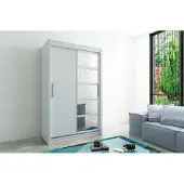 Minio Kleiderschränk 150 cm ROMA 1 Weiß