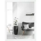 MendeFrames Wandspiegel Massivholz 50x70 cm Weiß