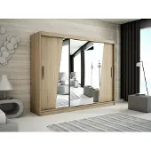 Minio Kleiderschränk 250 cm RHOMB Sonoma Eiche