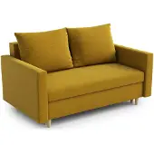 AX Living Sofa Modern Shurton 155 cm Senfgelb – Stilvolle 2-Sitzer