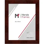 MendeFrames Holzbilderrahmen H14E, Wurzelverzierung, dunkel, 50 x 75 cm