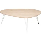 Zesso Eazy Living Couchtisch Roma 112 x 80 cm Weiß