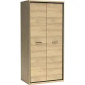 Minio Kleiderschränk mit Regalen COMO 1 Natural Hikora