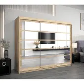 Minio Kleiderschränk 250 cm ROMA 2 Sonoma Eiche