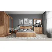 Minio Kommode 114 cm NICA 2 Esche Hell Farbe