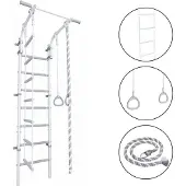 Monkey-gym Sprossenwand aus Metall für Kinder Gymnastikleiter Next Lite - weiß